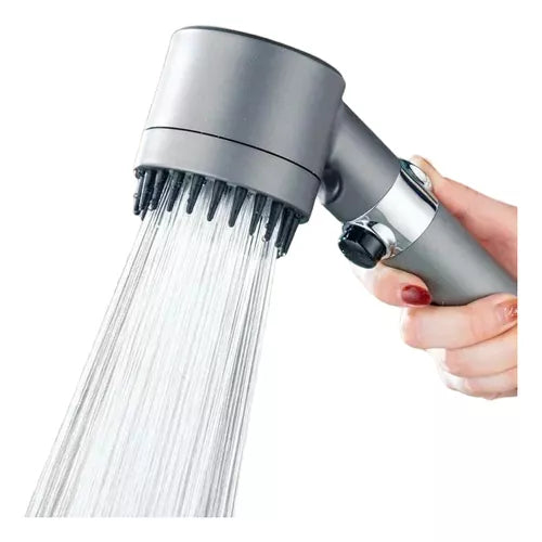 Cabezal De Ducha Turbo Con Masajeador 4 En 1